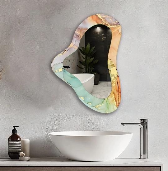 Decorative wall mirror featuring elegant details to enhance your home’s ambiance
