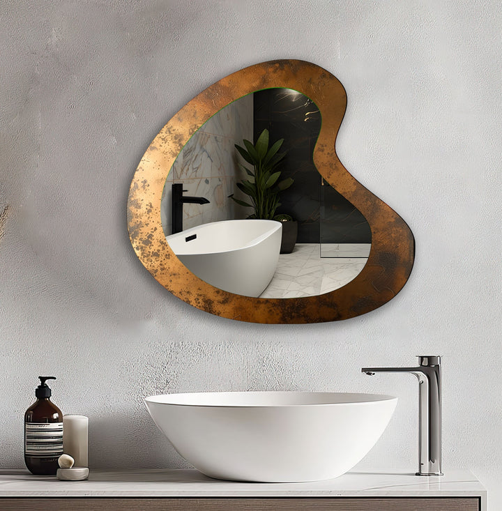 Decorative wall mirror perfect for adding a touch of modern elegance to your home
