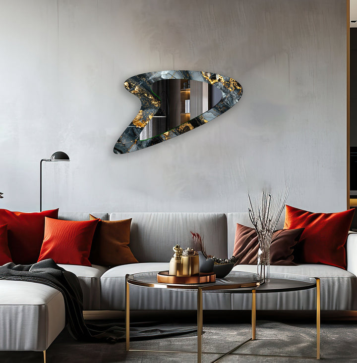 Decorative wall mirror blending timeless charm with contemporary style for versatile decor
