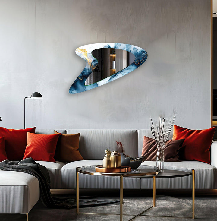 Mirror wall art featuring unique designs that blend functionality with artistic elegance
