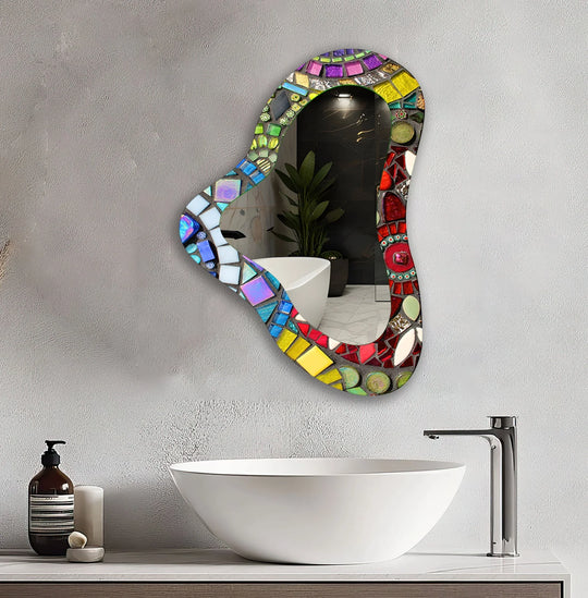 Decorative wall mirror showcasing minimalist elegance for a timeless addition to any room
