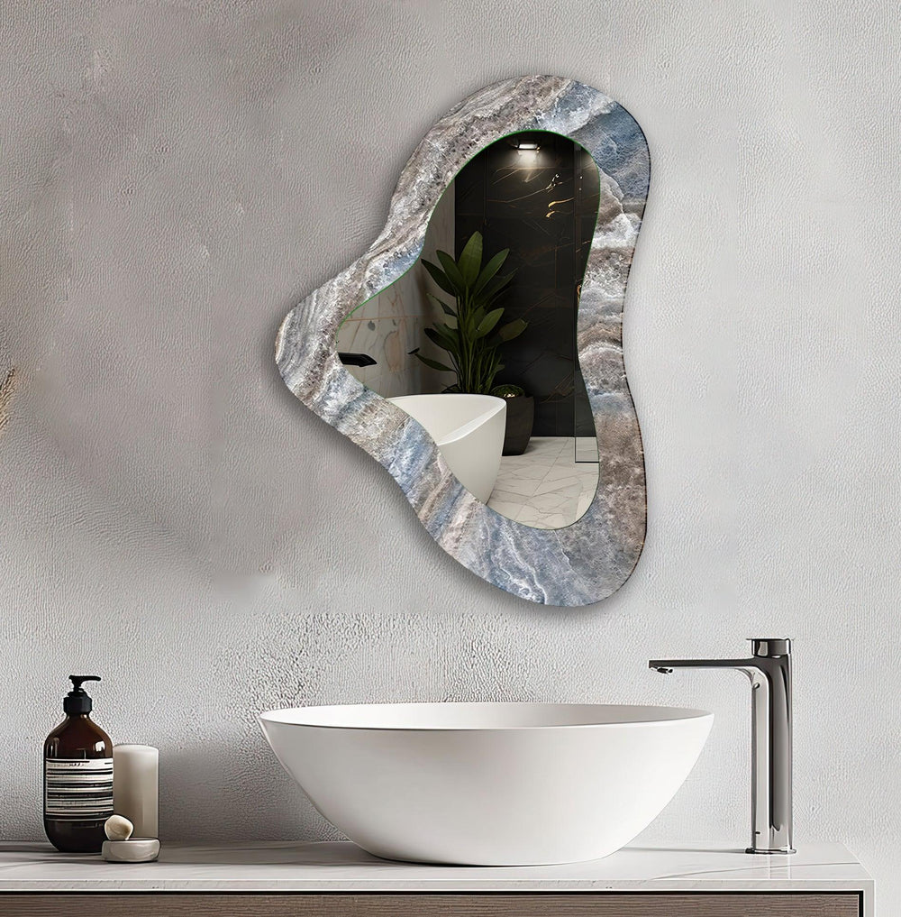 Wall mirrors featuring intricate designs to add depth and light to your living space
