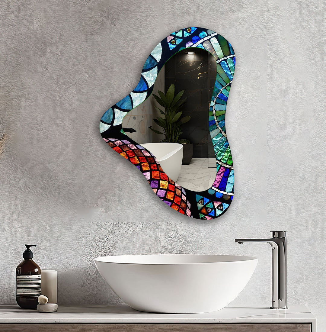 Mirror wall art showcasing intricate designs that enhance the sophistication of your walls
