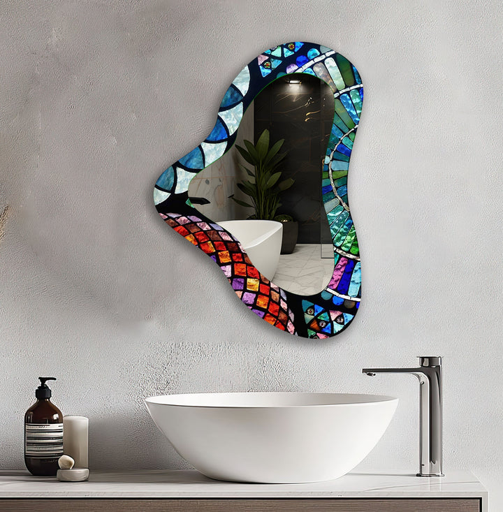 Mirror wall art showcasing intricate designs that enhance the sophistication of your walls
