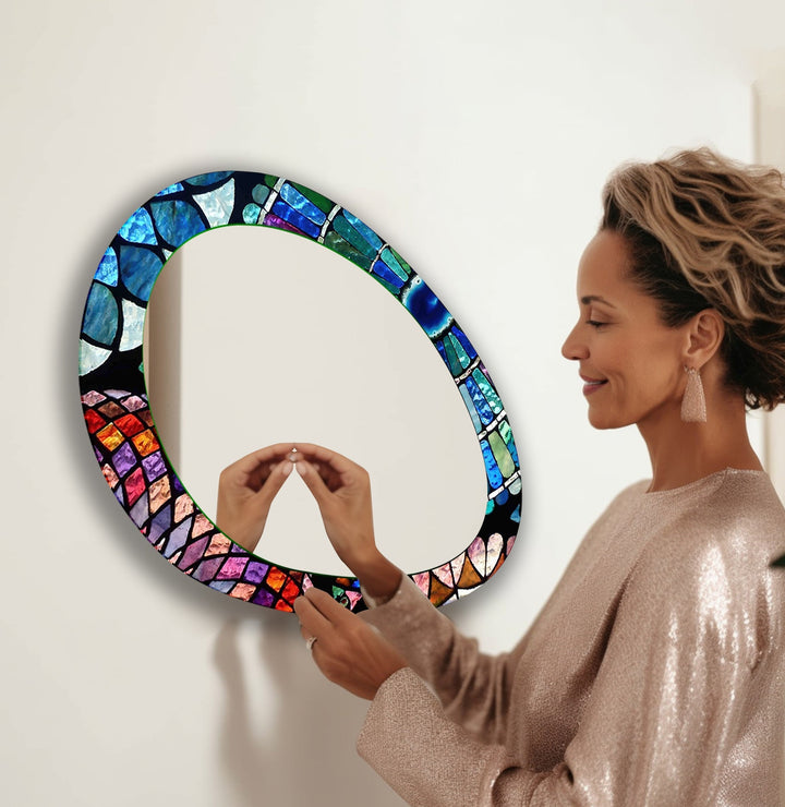 Wall mirrors featuring intricate designs to add depth and light to your living space
