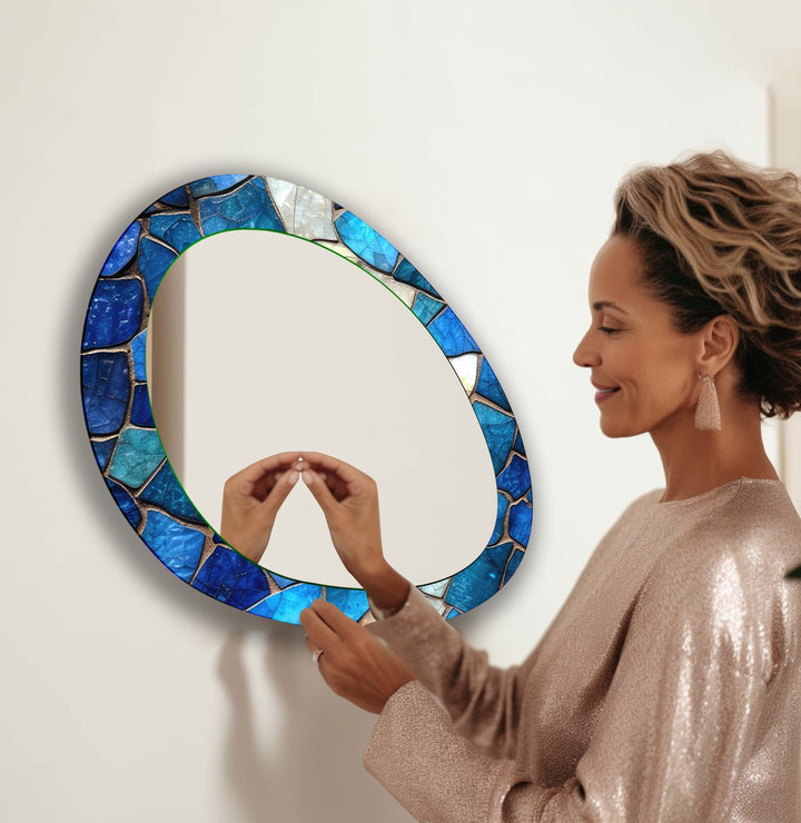 Mirrored wall art showcasing creative shapes and patterns to elevate your wall decor
