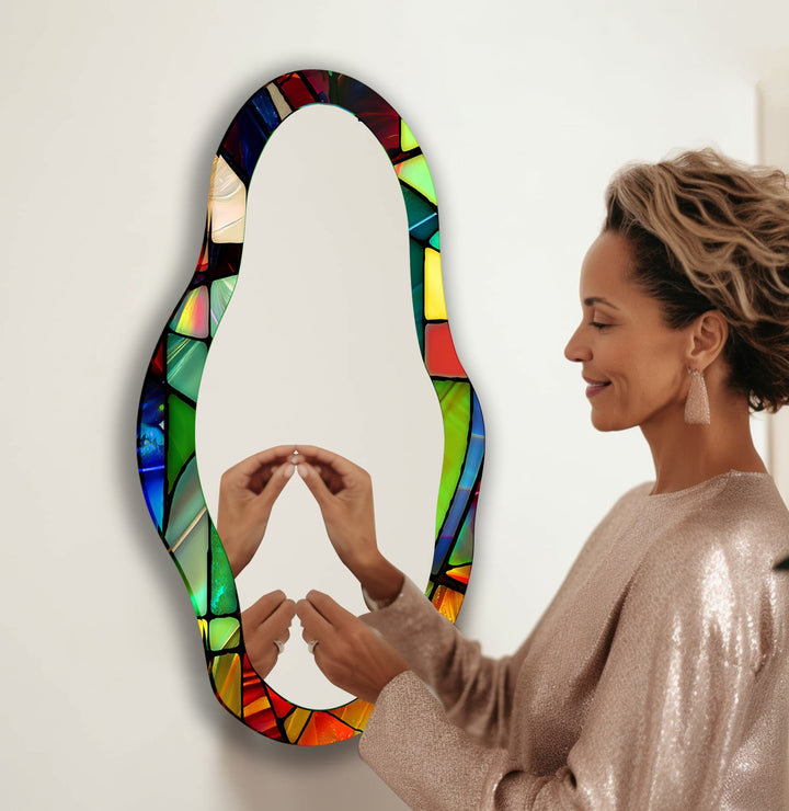 Stylish wall mirrors designed to reflect light and create depth in any room
