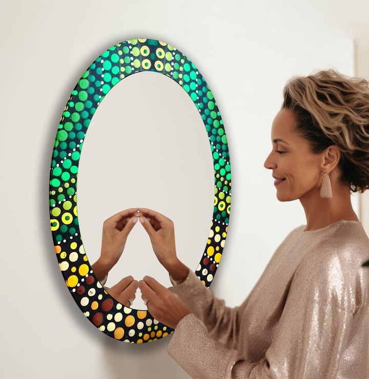 Decorative wall mirror showcasing minimalist elegance for a timeless addition to any room

