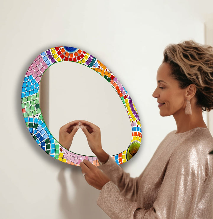 Wall mirrors featuring intricate patterns for a decorative piece that transforms your space
