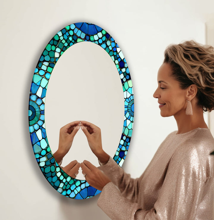 Mirror wall art blending contemporary elegance with artistic flair to enhance your walls
