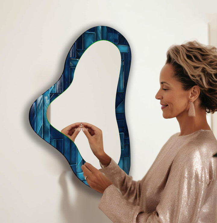 Wall mirrors featuring intricate patterns for a decorative piece that transforms your space
