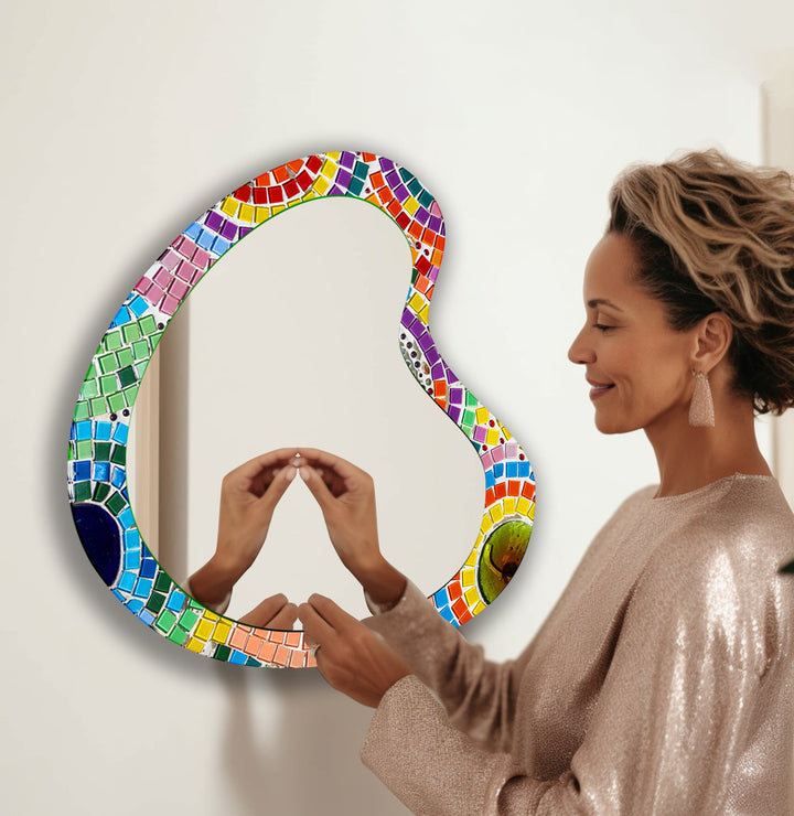 Wall mirrors with sleek frames and reflective surfaces for a modern and minimalistic look
