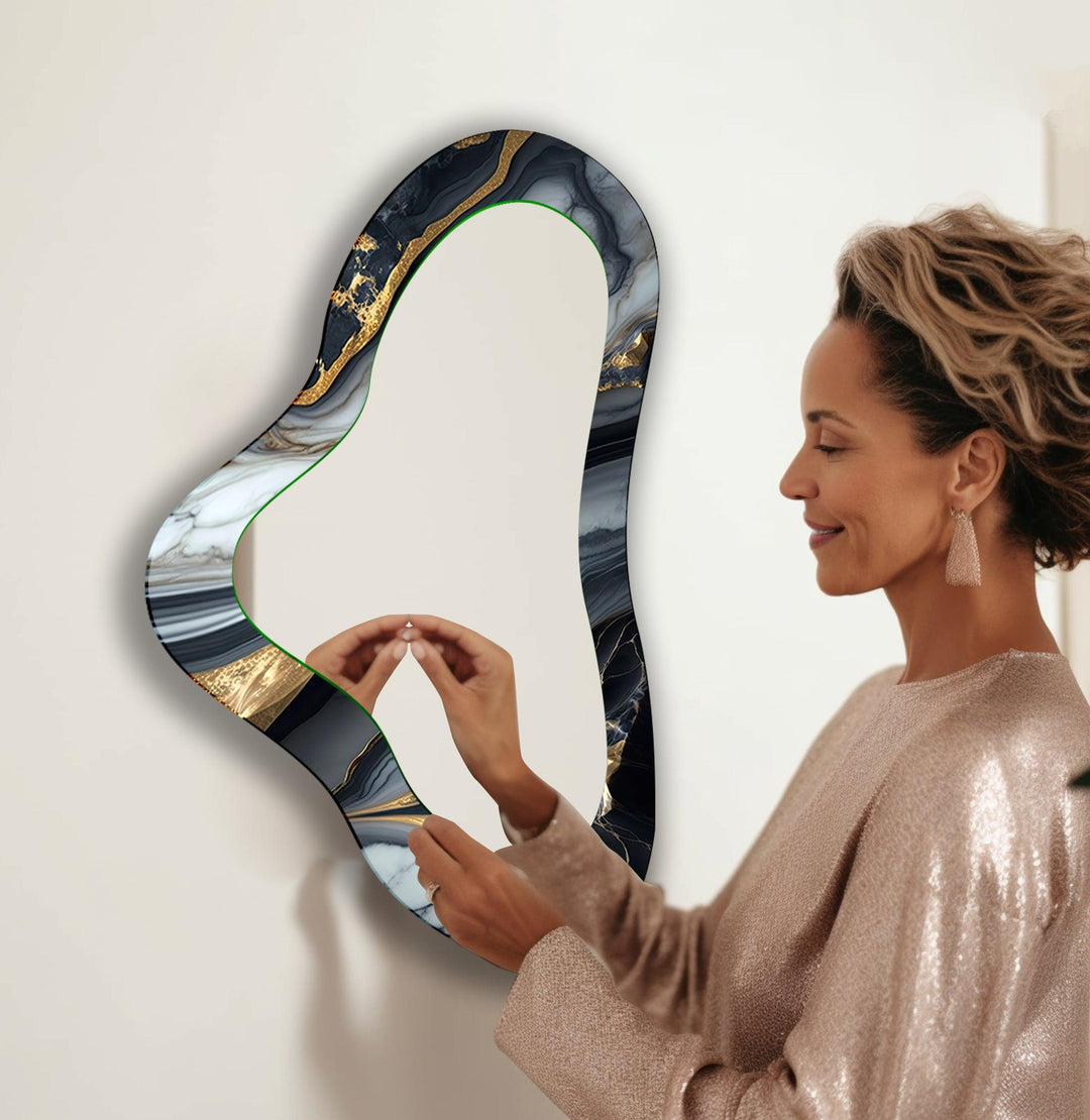 Wall mirrors featuring intricate patterns for a decorative piece that transforms your space
