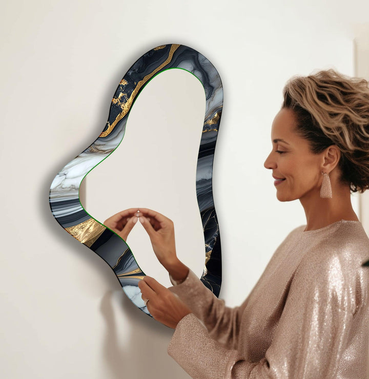 Wall mirrors featuring intricate patterns for a decorative piece that transforms your space
