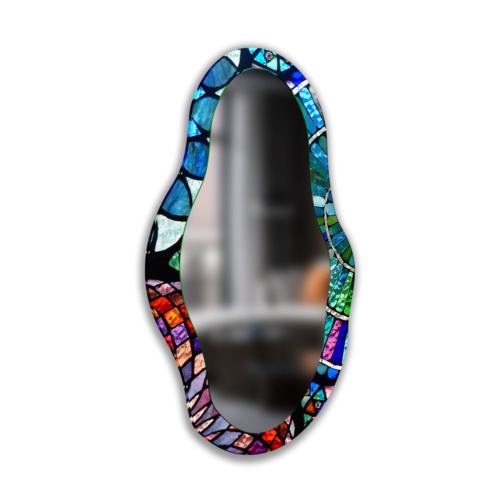 Mirror wall art blending contemporary elegance with artistic flair to enhance your walls
