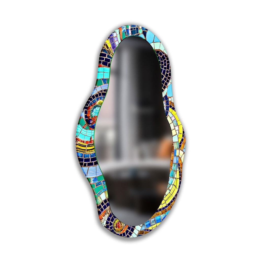 Mirrored wall art showcasing creative shapes and patterns to elevate your wall decor
