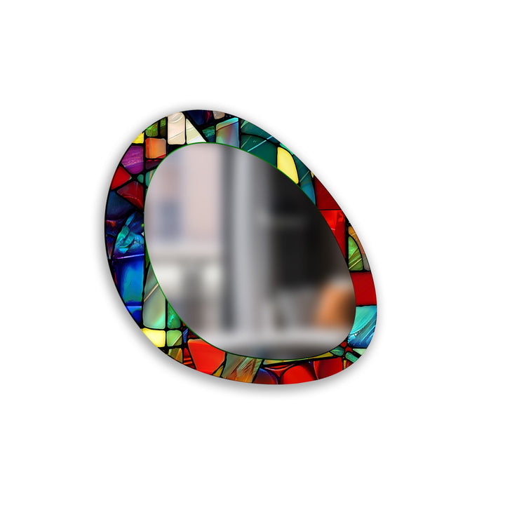 Mirror wall decor combining artistic elements with practical functionality for a unique touch
