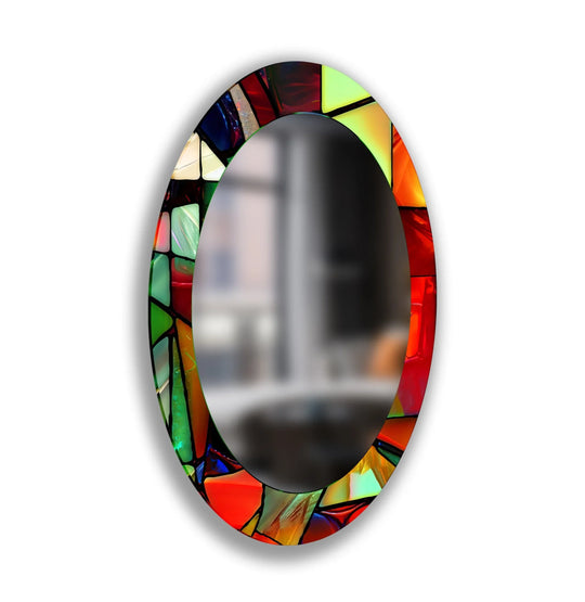 Wall mirrors designed with decorative accents to serve as both art and practicality
