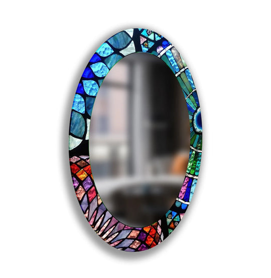 Mirror wall decor with bold designs that serve as a stunning focal point in any room
