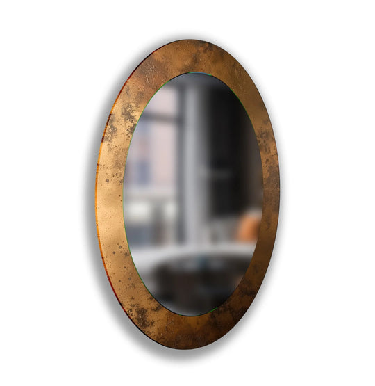 Copper Entryway Oval Wall Mirror - MyPhotoStation