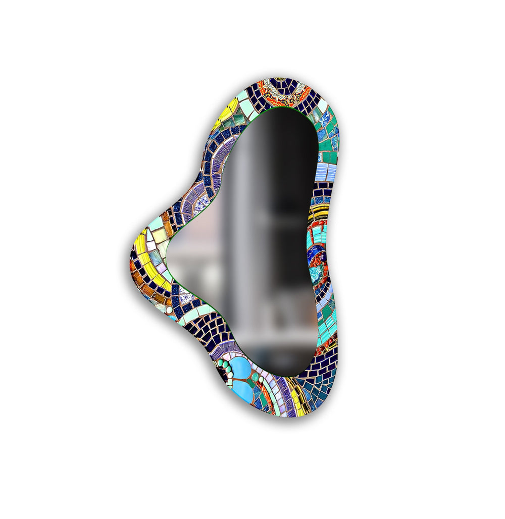 Decorative wall mirror with an ornate frame to add a touch of luxury to your decor
