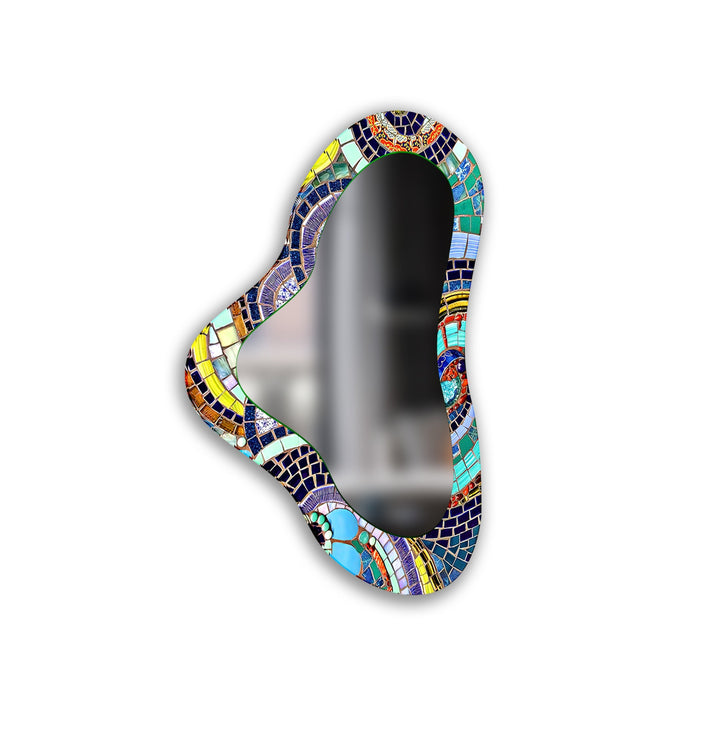 Decorative wall mirror with an ornate frame to add a touch of luxury to your decor
