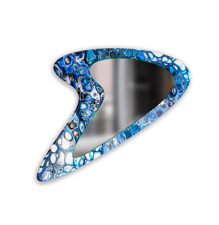 Decorative wall mirror with a contemporary design, perfect for adding elegance to any space
