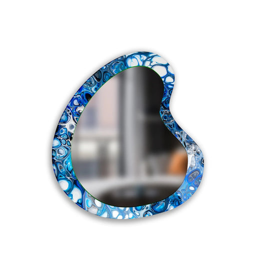 Mirror wall art with creative patterns and reflective accents to brighten your walls
