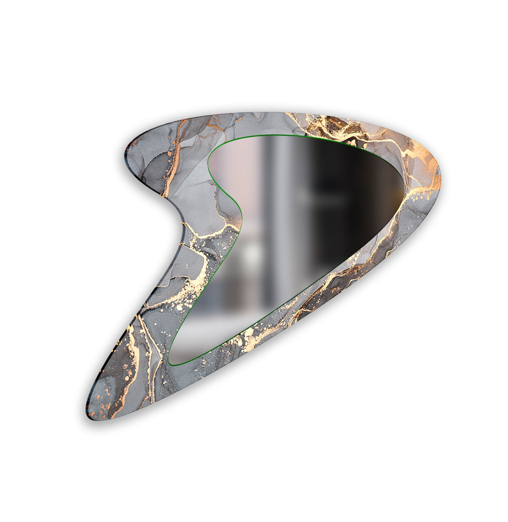 Mirrored wall art showcasing intricate craftsmanship for a unique and stylish addition

