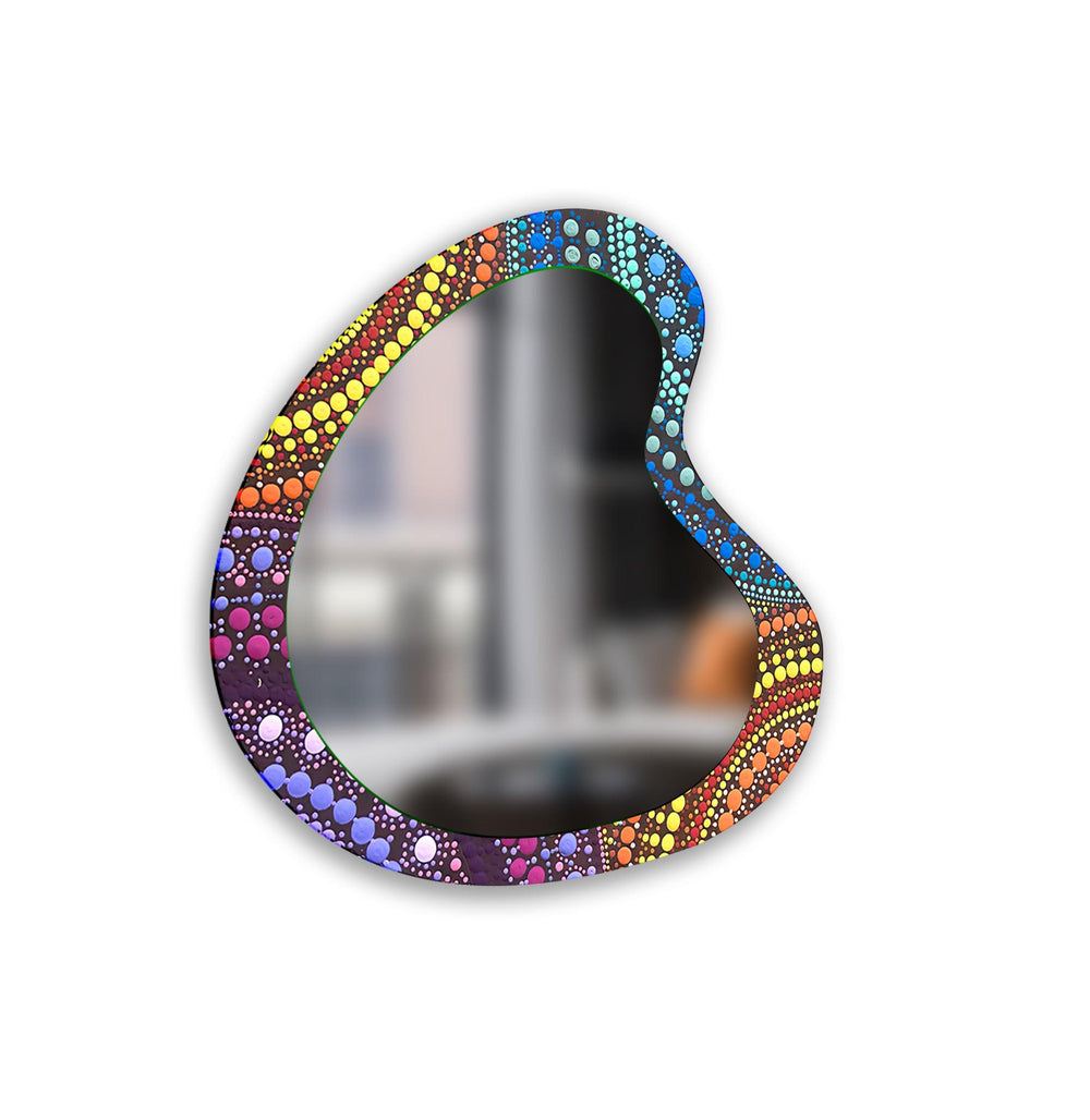 Decorative wall mirror with an ornate frame to add a touch of luxury to your decor
