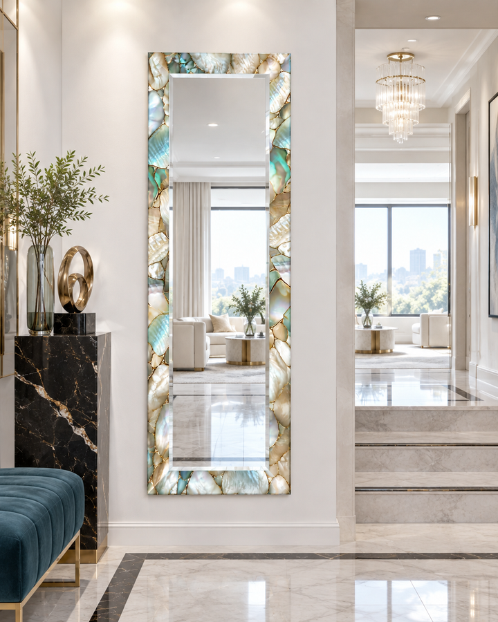 Glowing Stones Wall Mirror