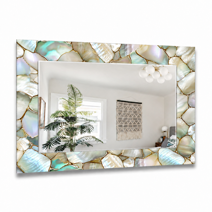 Glowing Stones Wall Mirror