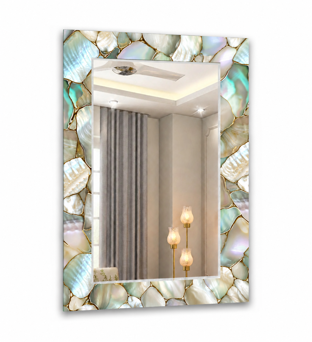 Glowing Stones Wall Mirror