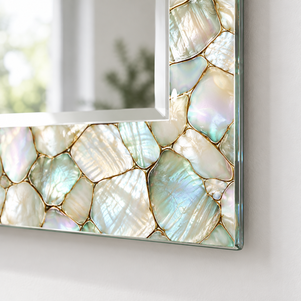 Glowing Stones Wall Mirror
