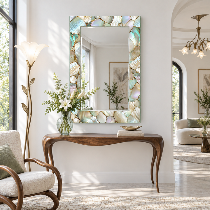 Glowing Stones Wall Mirror