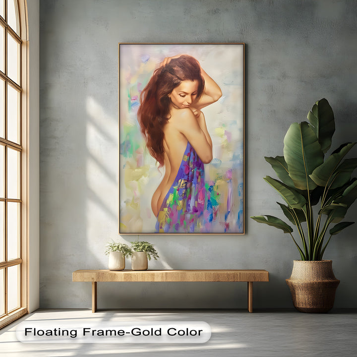 Sensual Elegance Erotic Canvas Wall Art – Vertical Wall Art