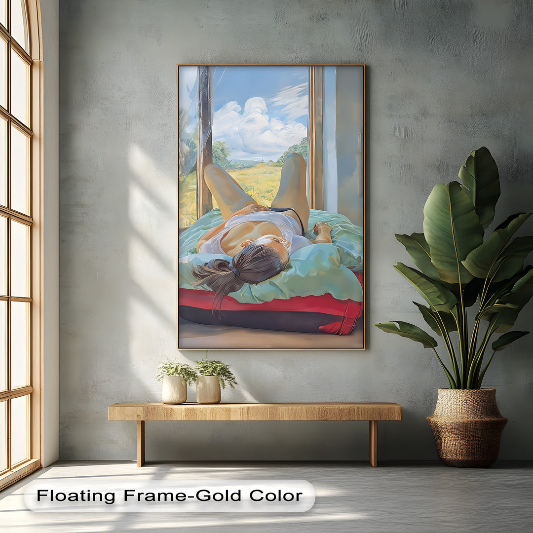 Golden Noon Serenity – Erotic Canvas Print