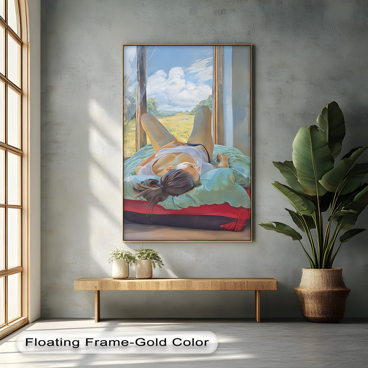Golden Noon Serenity – Erotic Canvas Print