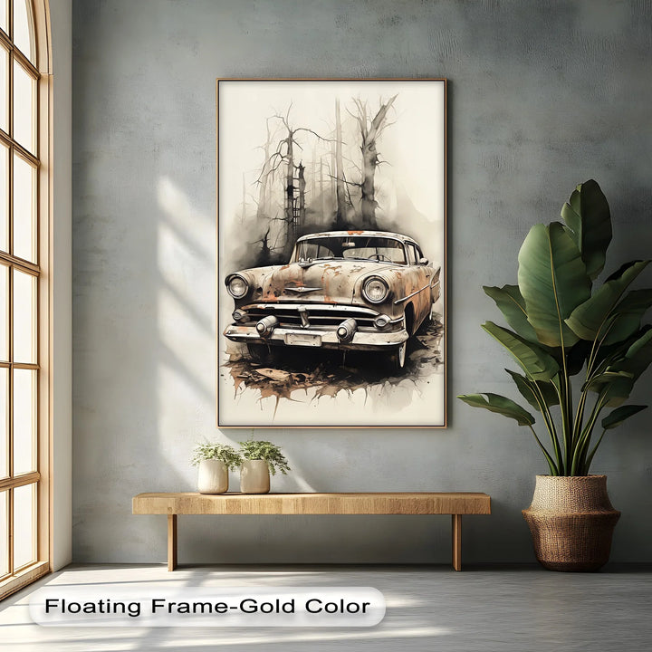 Haunted Forest Ride – Car Canvas Print - MyPhotoStation