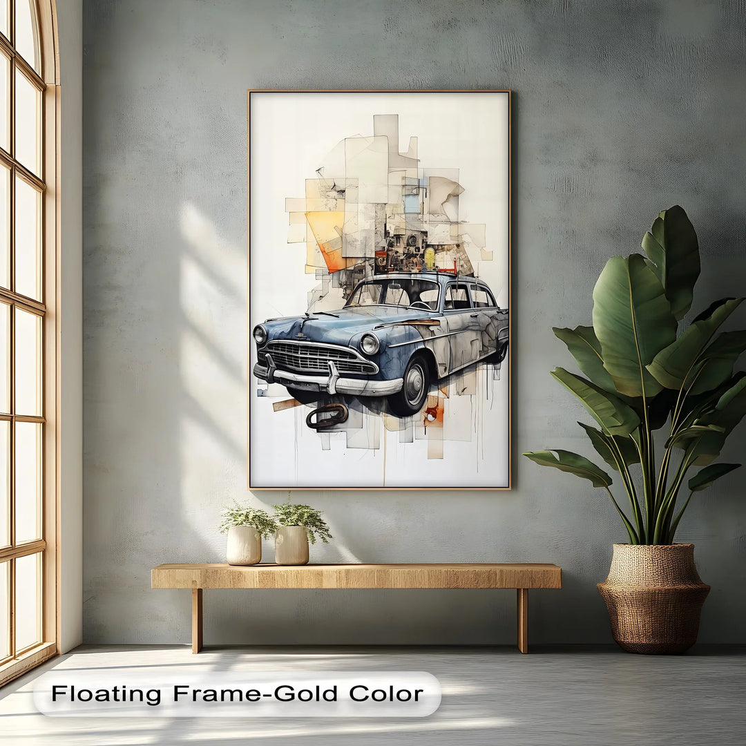 Urban Mechanic Memory – Car Canvas Print - MyPhotoStation