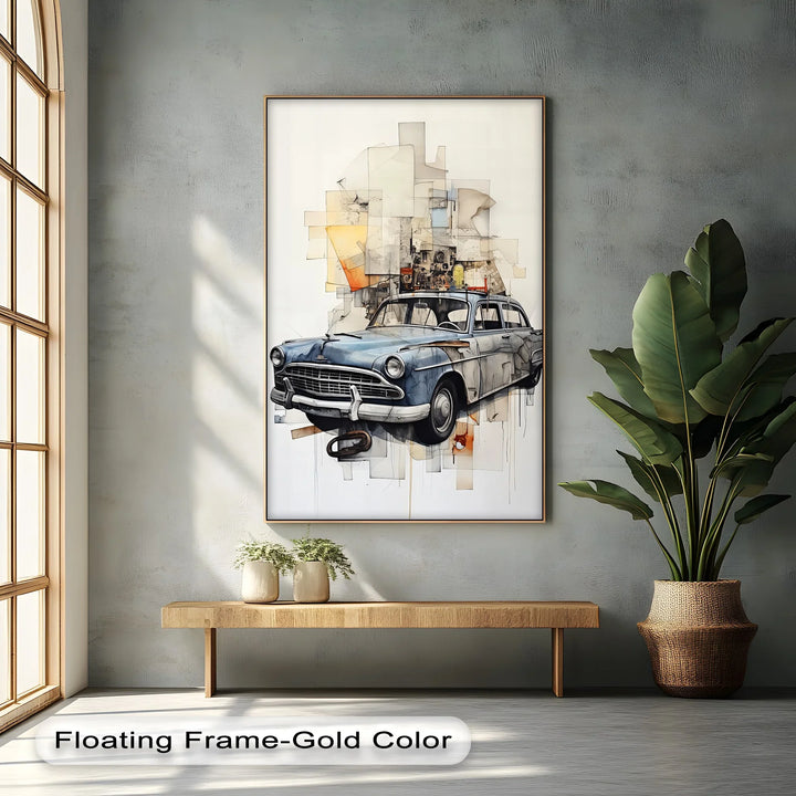 Urban Mechanic Memory – Car Canvas Print - MyPhotoStation