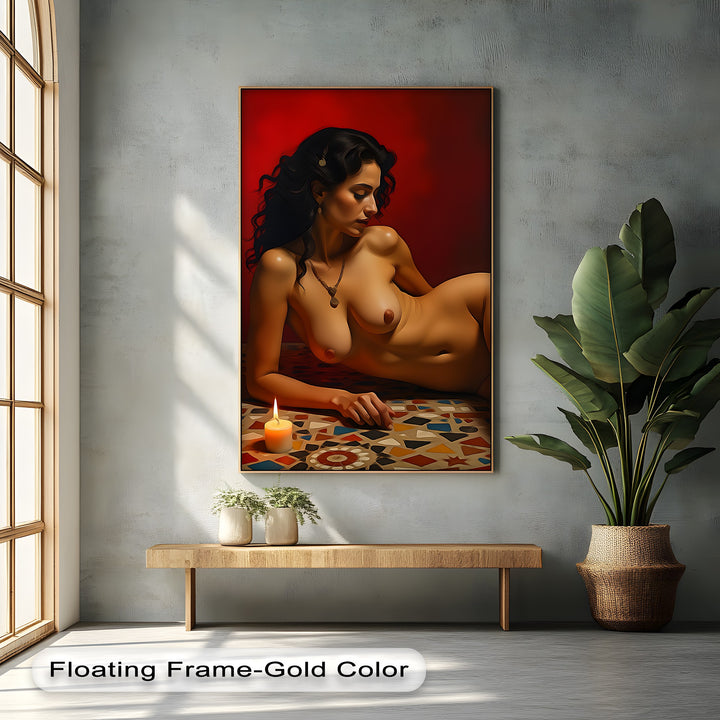 Velvet Flame – Sexual Canvas Wall Art | Canvas Wall Decor