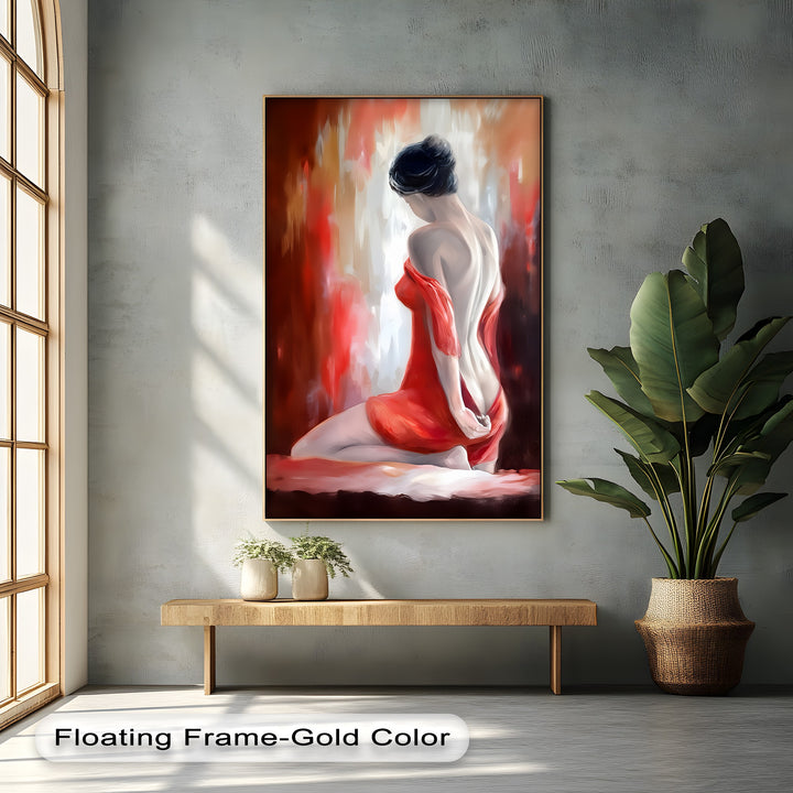 Velvet Reverie – Erotic Canvas Print
