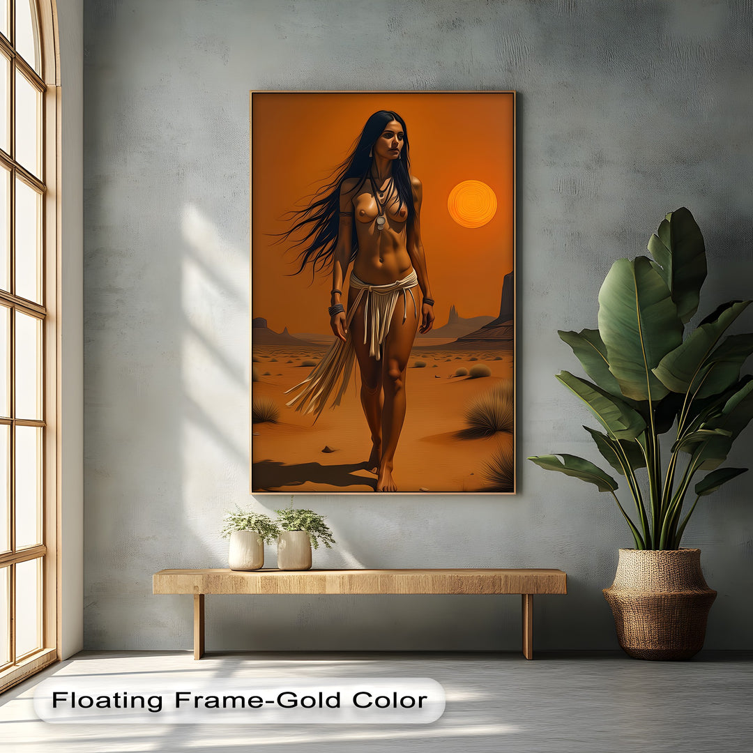 Desert Spirit – Sexy Canvas Wall Art | Framed Artwork