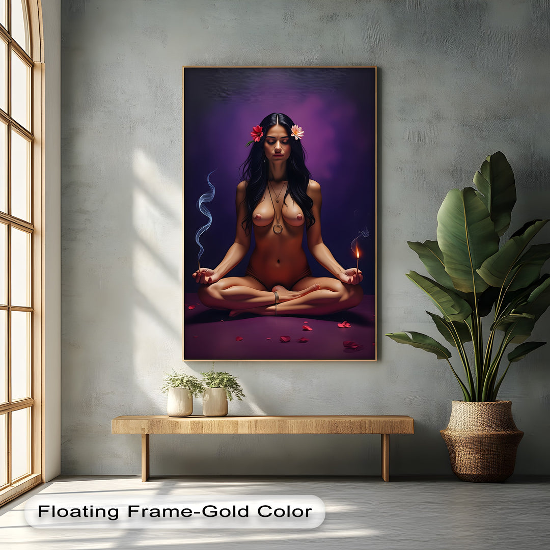Sacred Awakening – Spiritual Sex Canvas Wall Art | Framed Art