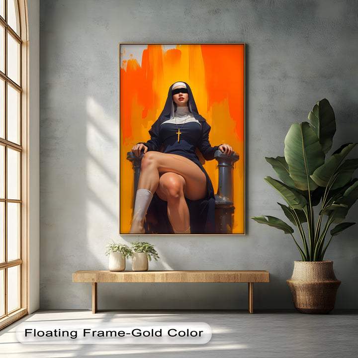 Divine Provocation – Erotic Canvas Wall Art | Framed Canvas Prints