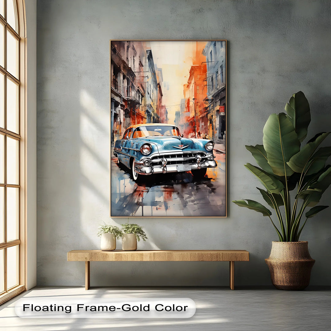 Classic Cadillac in Havana – Vintage Car Canvas Print - MyPhotoStation