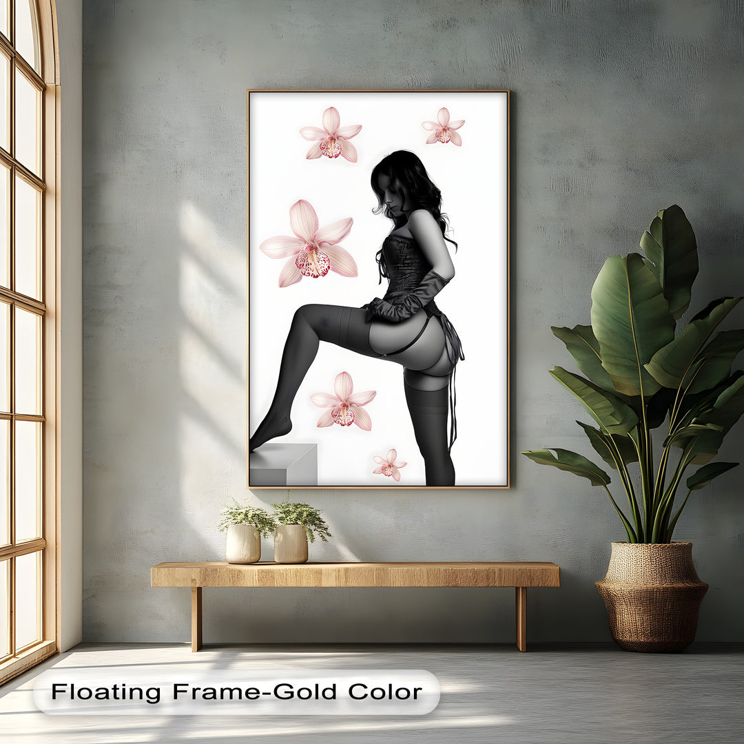 Velvet Desire – Erotic Canvas Print