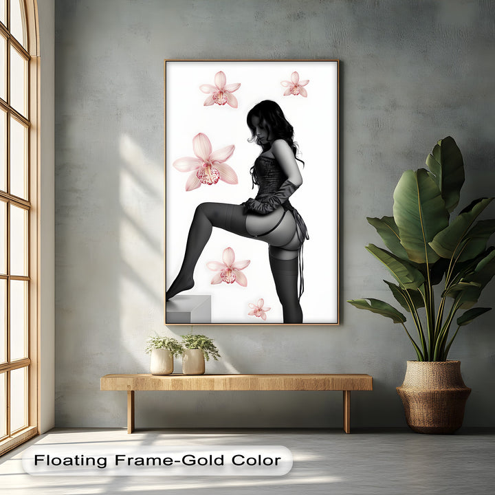 Velvet Desire – Erotic Canvas Print