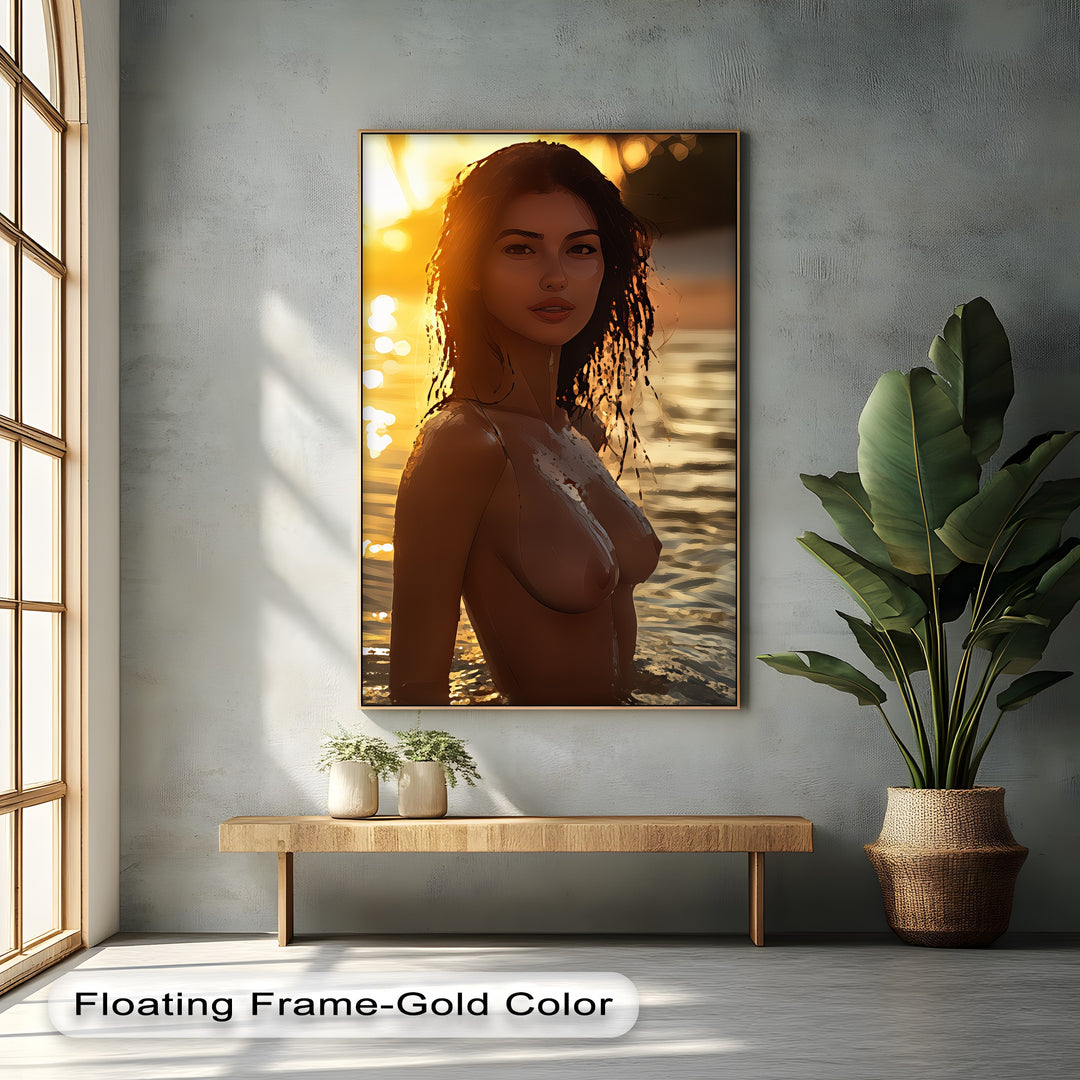 Twilight Reverie – Nude Sexy Canvas Wall Art | Living Room Art